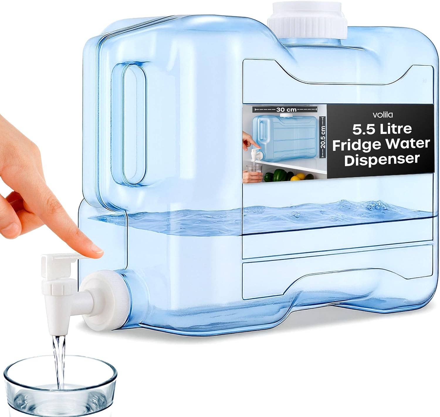 Jara Trading – wholesale Kitchen tool/gadget – Fridge Water Dispenser - Fridge Water Dispenser with Tap for Water, Juice and Other Cold Drinks - Reusable Water Dispenser for Fridge, Travel, Camping, Picnic and Outdoor Events9