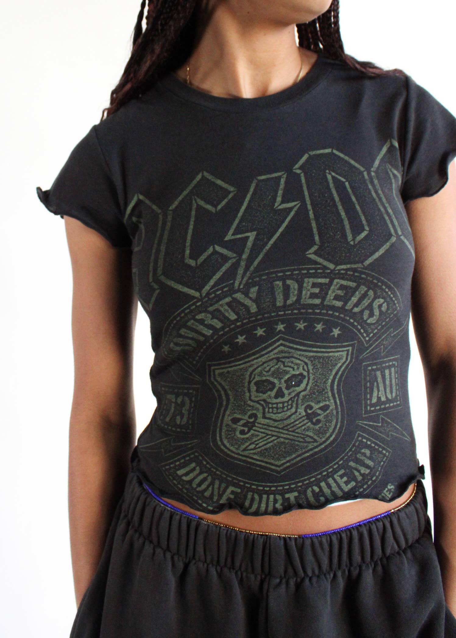 American Recycled Clothing - Wholesale Screen Printed T-Shirt - Women's - Music Lettuce Edge Graphic Tee 7