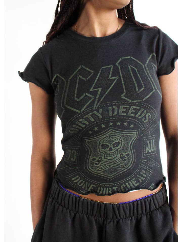 American Recycled Clothing - Wholesale Screen printed t-shirt – Women′s - Music Lettuce Edge Graphic Tee 7