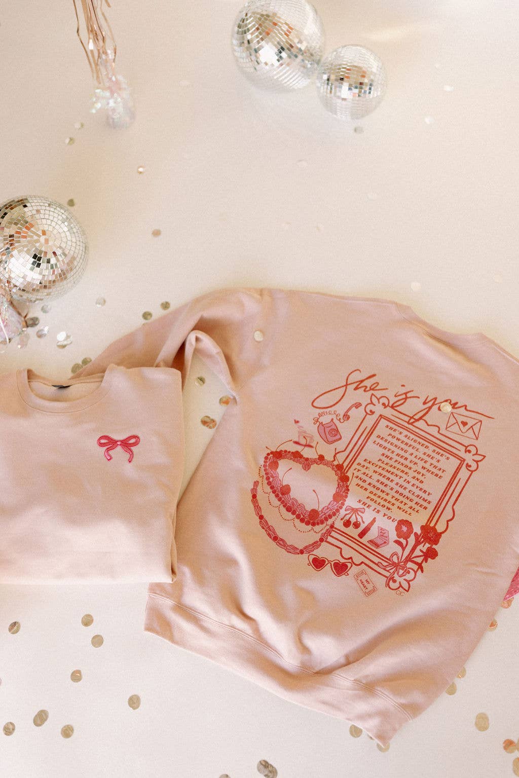 Whitney | Chaudoin Creations - Wholesale Graphic Sweatshirt - Women's - She is You Graphic Sweatshirt 1