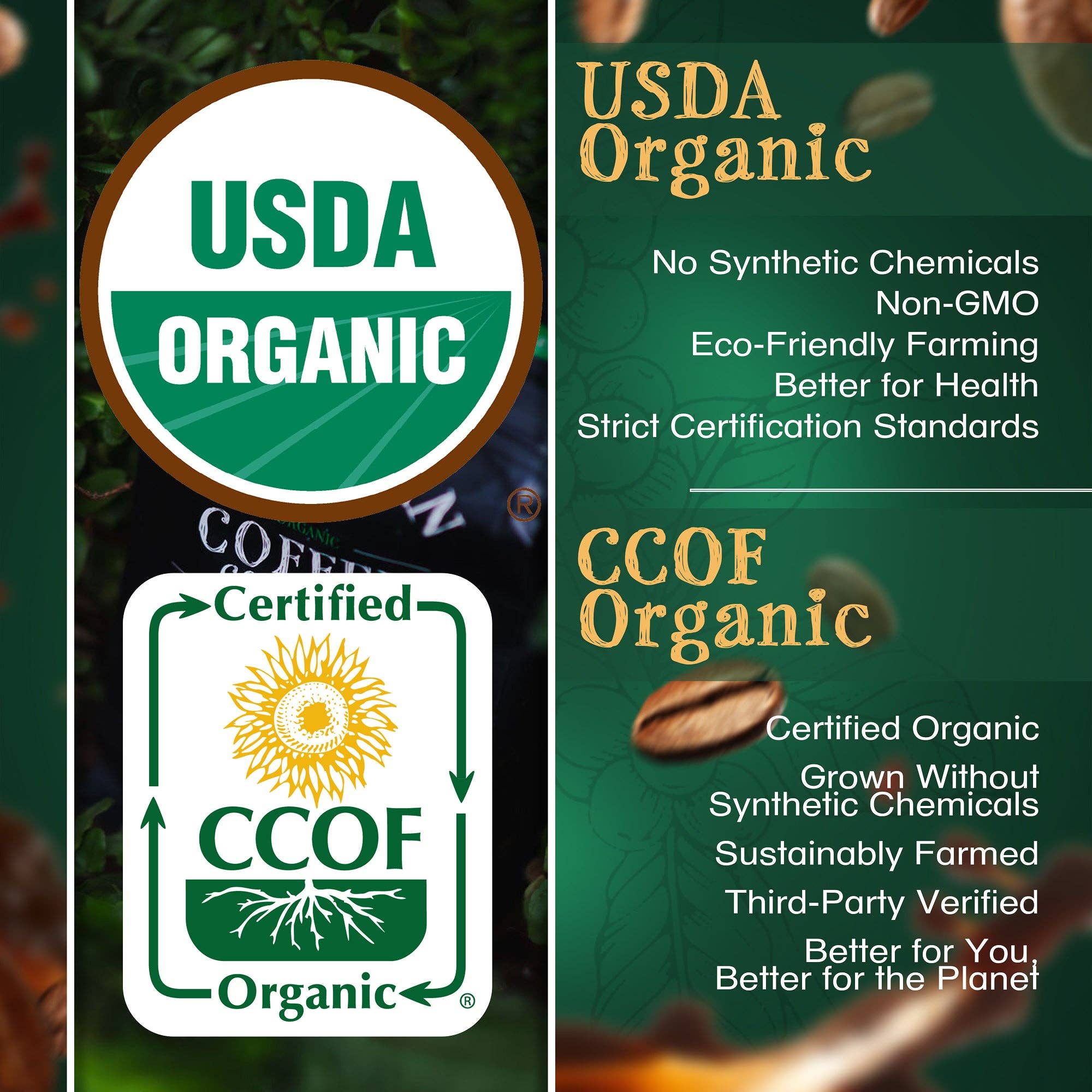 The Bean Coffee Company - Wholesale Ground Coffee - Organic Premium Espresso Coffee4