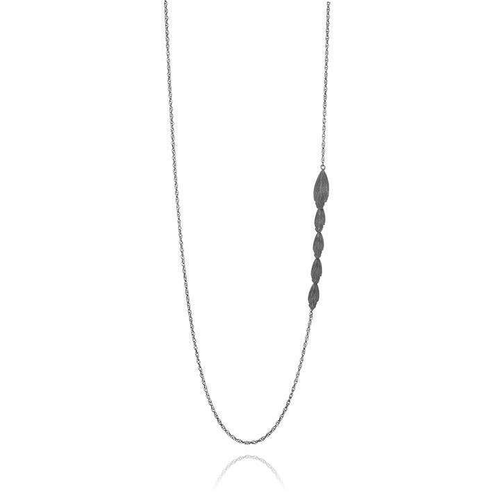 Raven Necklace Oxidized 925 Sterling Silver for wholesale by AURUM by Guðbjörg