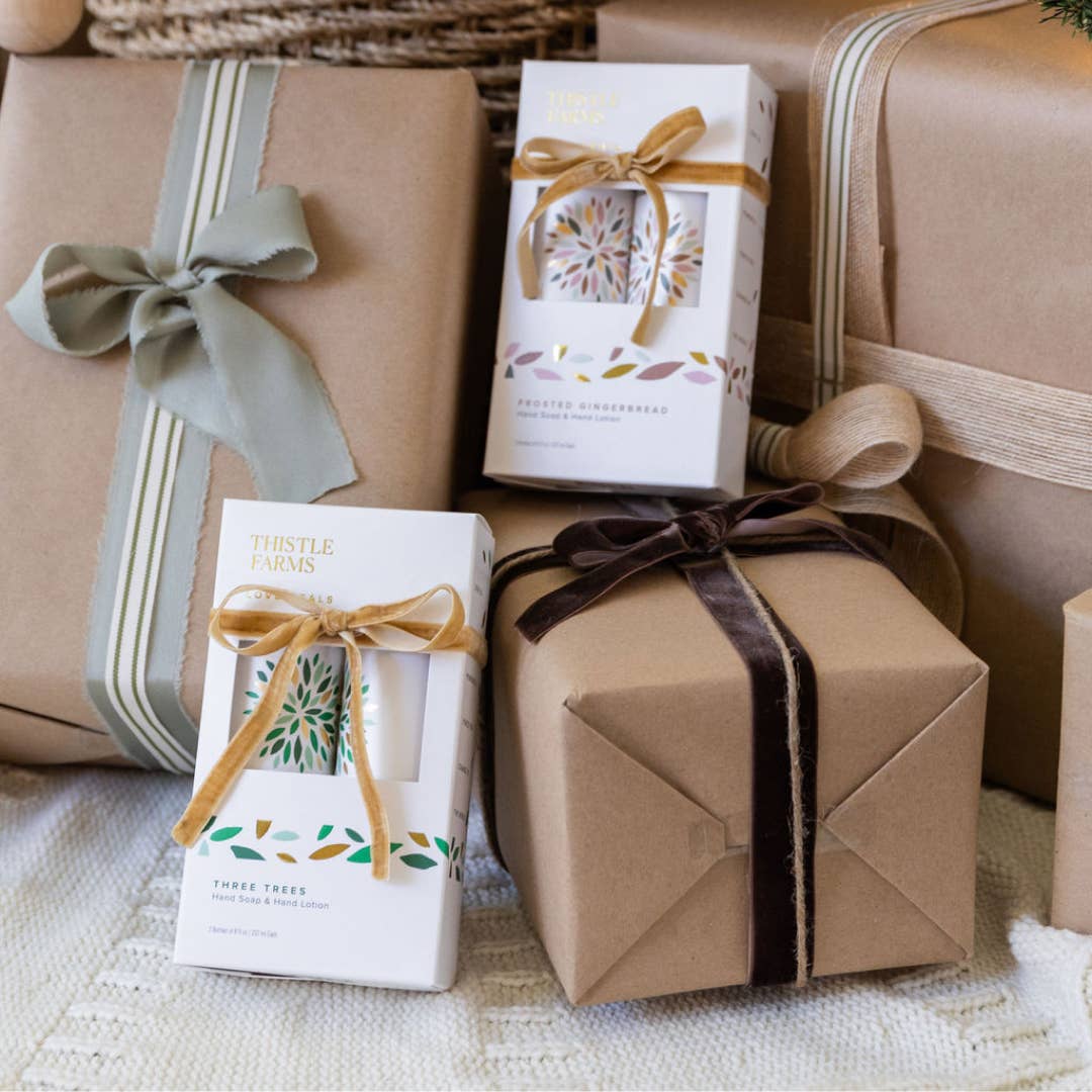 Thistle Farms - Wholesale Hand Soap/Wash - Three Trees Moisturizing Hand Soap and Lotion Set 8 oz2