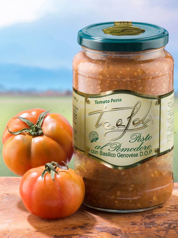 Tomato Pesto 500g for wholesale by ANTICO PASTIFICIO TEALDI SRL (Tealdi)