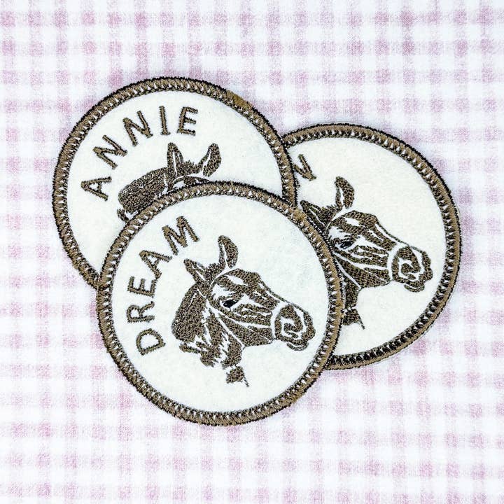 Patch Horse - Castanho - Personalizável por atacado de Little Ann Studio