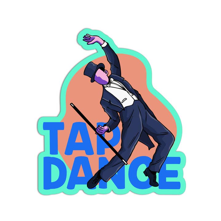 Tap Dance Stickers for wholesale by Girls Printing House