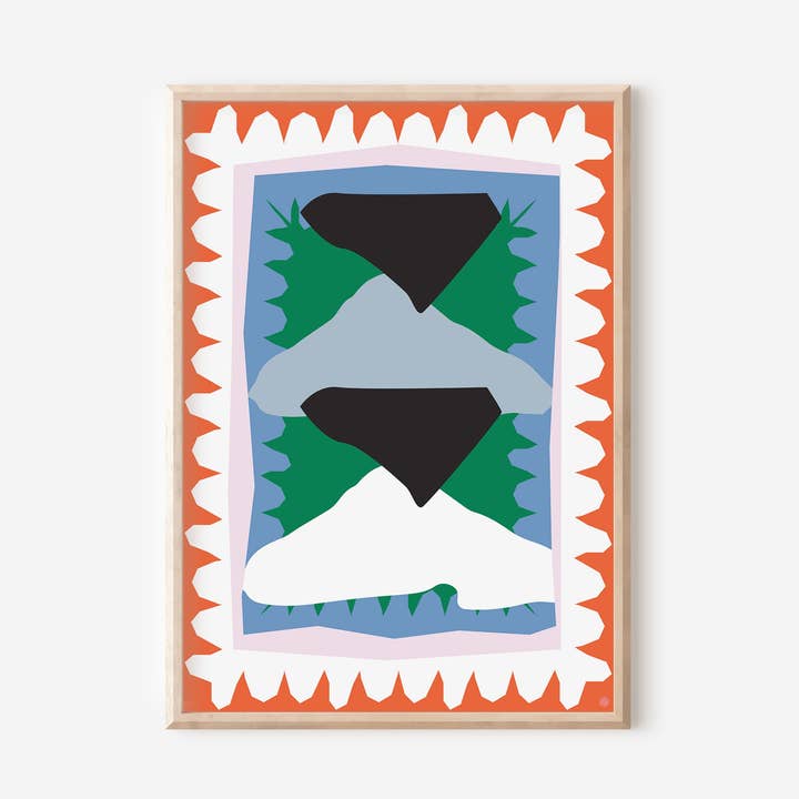 Forza e Potenza | Poster Nordico Incontra Astratto per la vendita all'ingrosso da parte di Emma Make