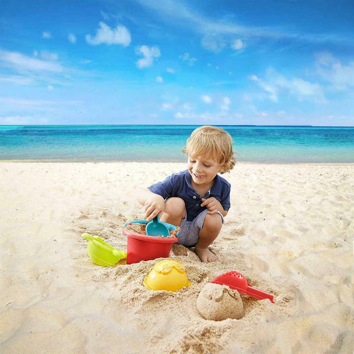 HABA USA - Wholesale Beach/Pool Toy - Kids & Baby - 5 Piece Basic Sand Toys Set2