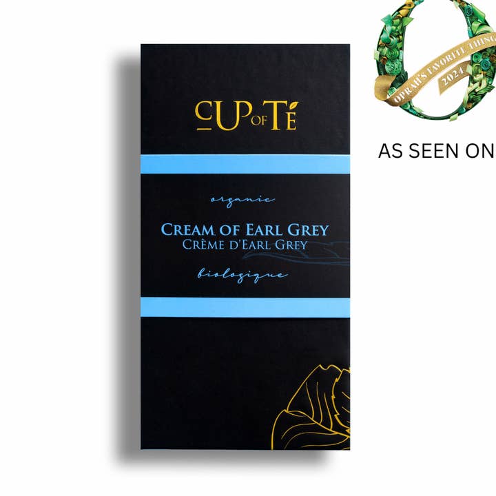 Fløde af Earl Grey pyramide tepose-sachetter for engroshandel hos Cup of Té