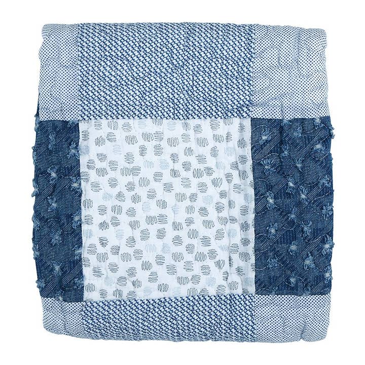 Quilt - Denim Dot for wholesale by Stephan Baby by Creative Brands