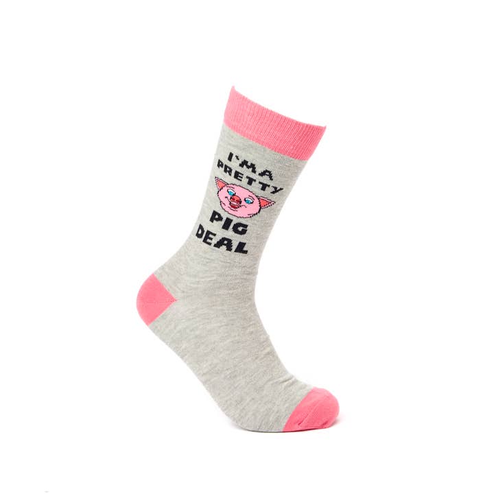 Urban Eccentric - Wholesale Socks - Unisex - Unisex I'm A Pretty Pig Deal Socks 3