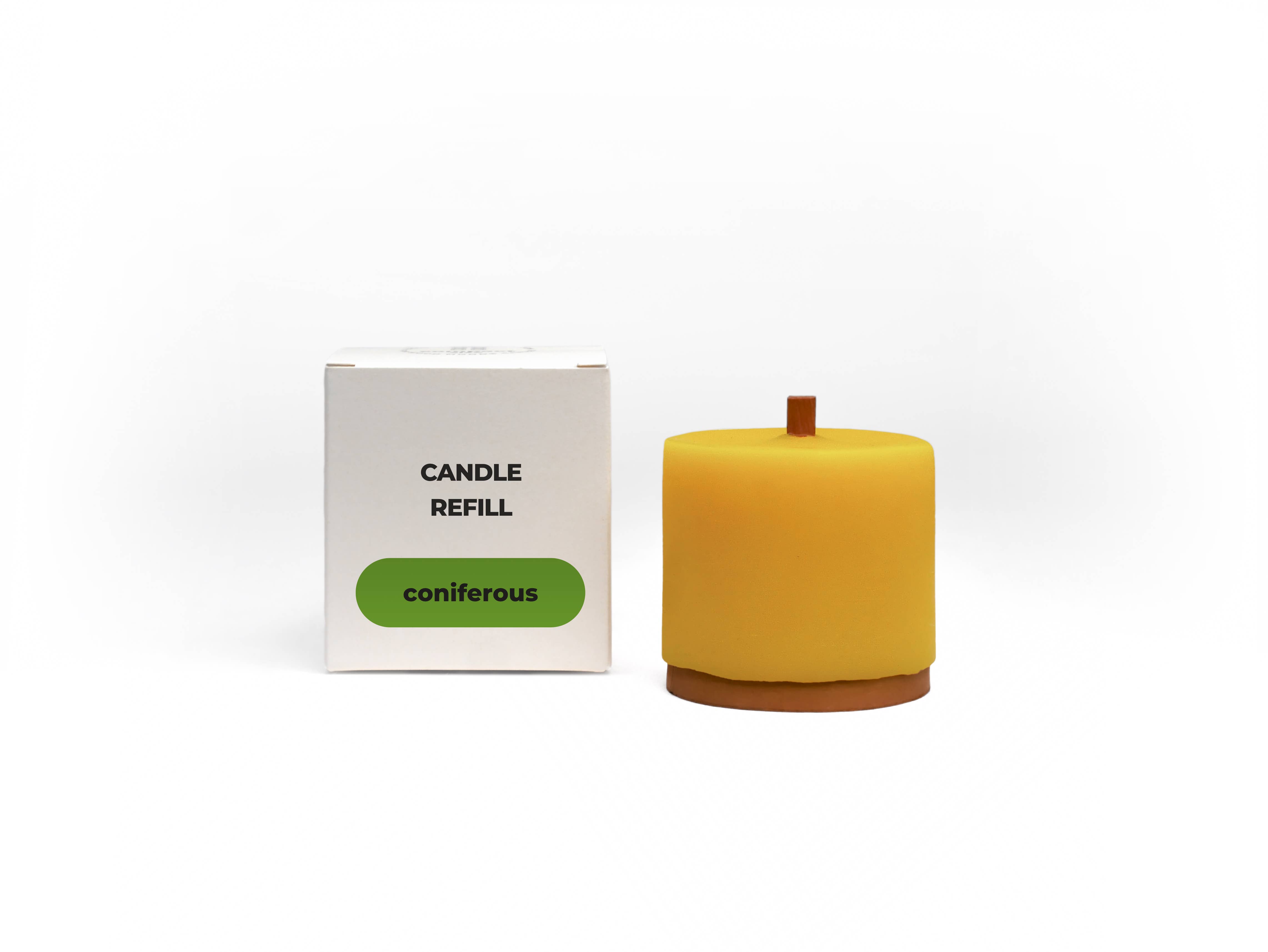 WOOD MOOD - Wholesale Pillar Candle - Spare Candle Refill13