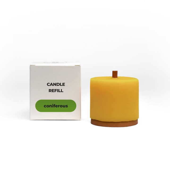 WOOD MOOD - Wholesale Pillar Candle - Spare Candle Refill13