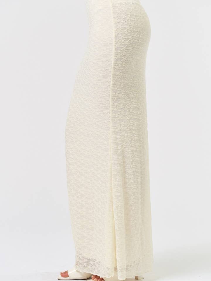 Blue Blush - Wholesale Skirt - Women's - BK00083 Lace Maxi Skirt6