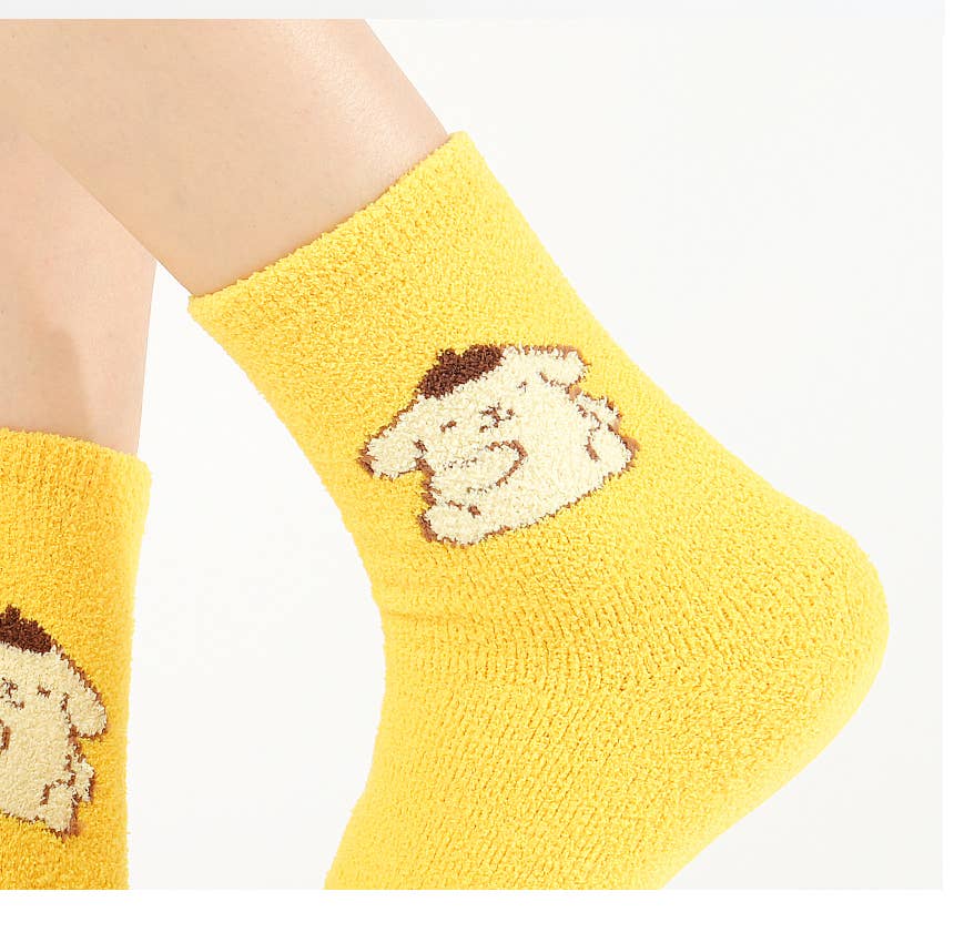 K-Wonderland - Wholesale Socks - Women's - Sanrio Characters ultra-soft cozy warm Sleeping Socks2