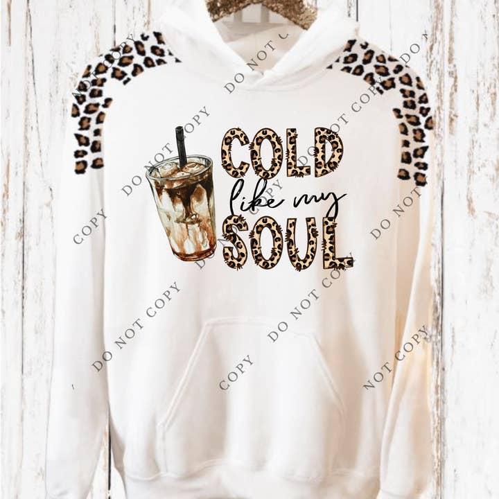 Sudadera manga leopardo Cold Like My Soul para venta al por mayor de GDesignstees