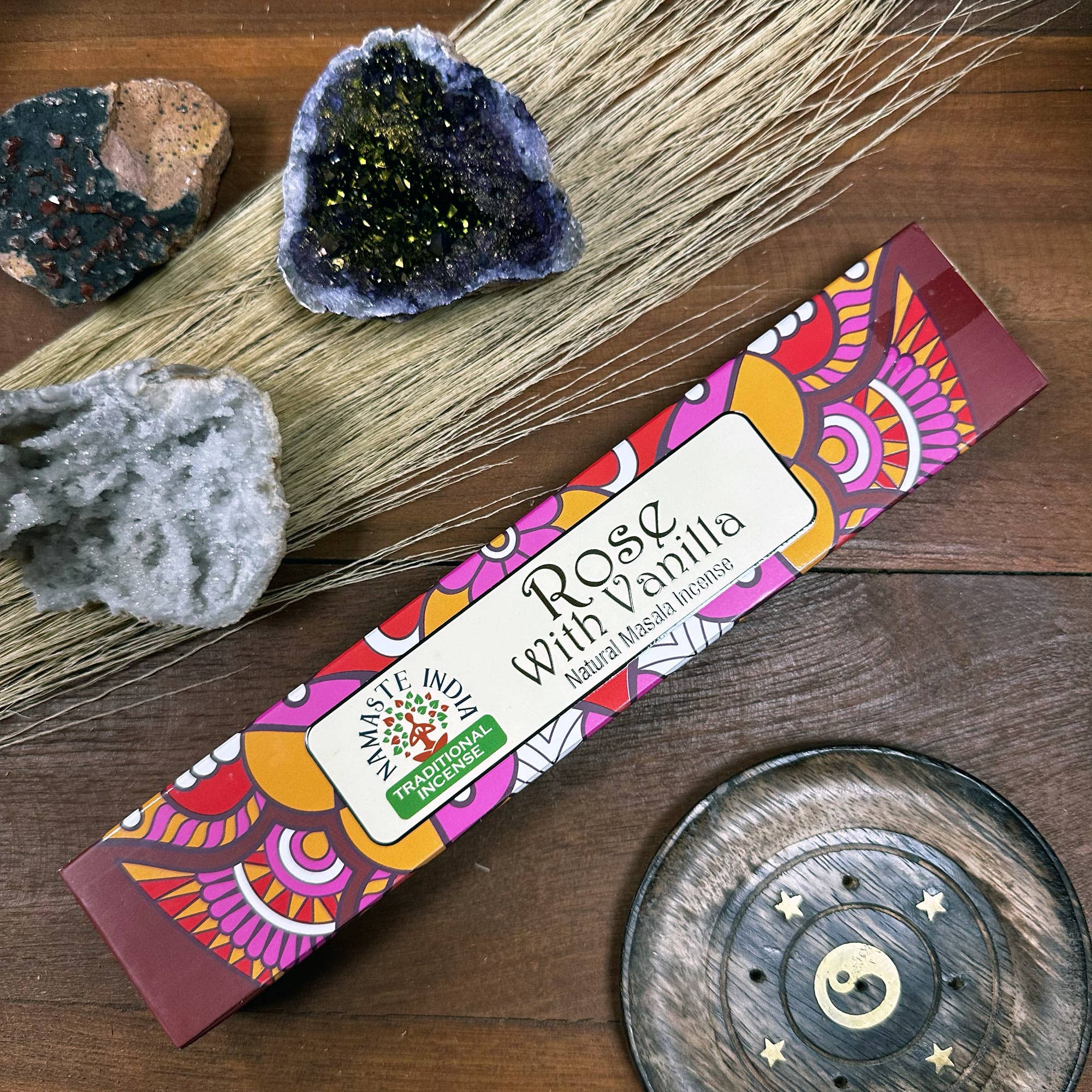 AW Artisan - Wholesale Incense - 12x Namaste Mandala Masala Incense - Rose and Vanilla4