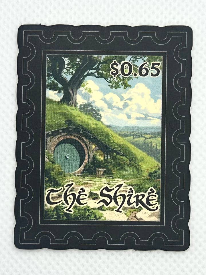 Hobbit Hole Stamp Sticker for wholesale by A Little Crafty Fox