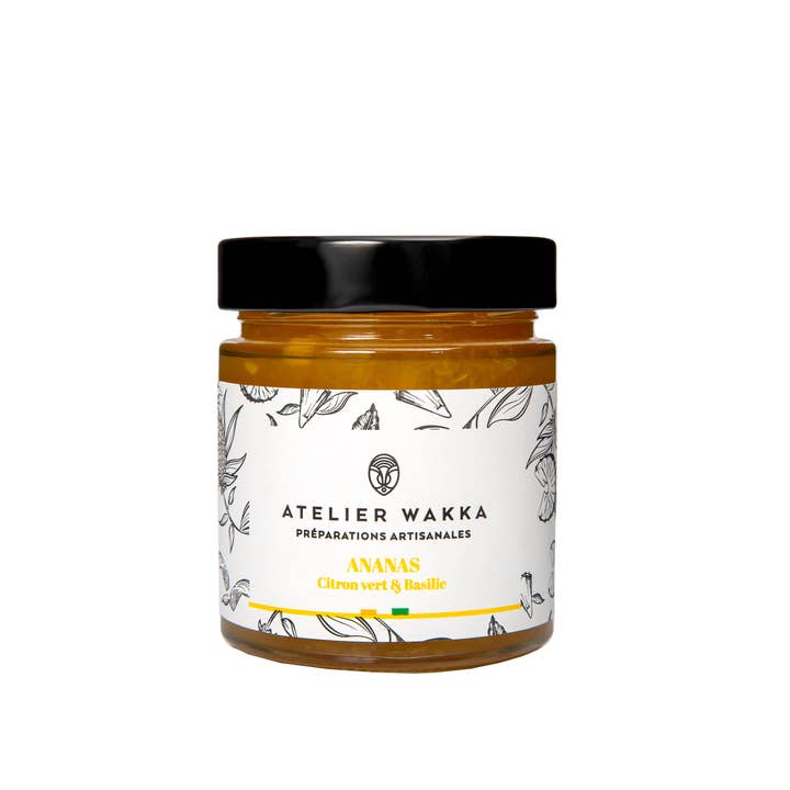 Kanthe - Wholesale Jam/Jelly - WAKKA Pineapple, Basil & Lime Jam1