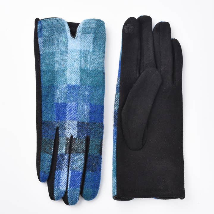 Funkyrel® Atzbranding Limited - Wholesale Gloves - Women's - Gloving - Winter Touchscreen Gloves with Plaid Patterns8
