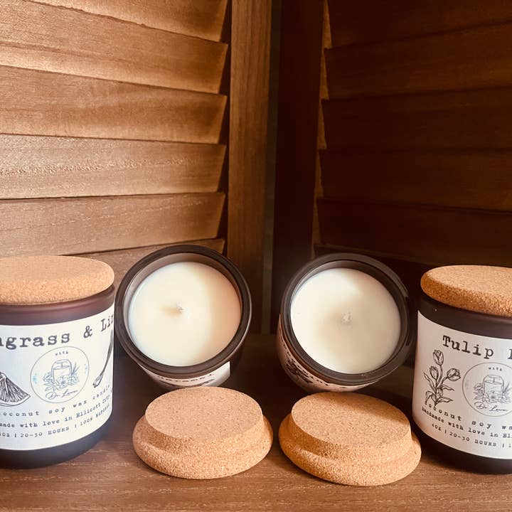 with Dr. Lauren - Wholesale Jar/Filled Candle - Candles in variety of soothing fragrances- Made to Order
