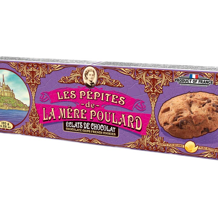 Biscuiterie La Mère Poulard - Wholesale Cookie - COLLECTOR CASE CHOCOLATE CHIP NUGGETS 120G2