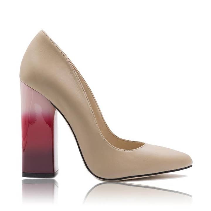 Fiorella 105 - Décolleté in pelle napa con tacco multicolore per la vendita all'ingrosso da parte di LOLA&LO