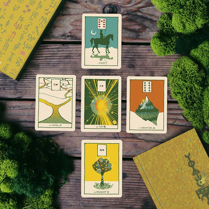 Prisma Visions – wholesale Tarot cards – Green Glyphs Lenormand0