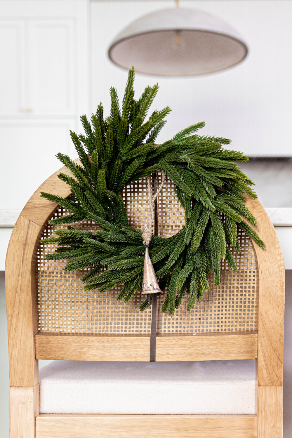 Luxe B Co - Wholesale Wreath - Norfolk Pine Real Touch Wreath Mini2