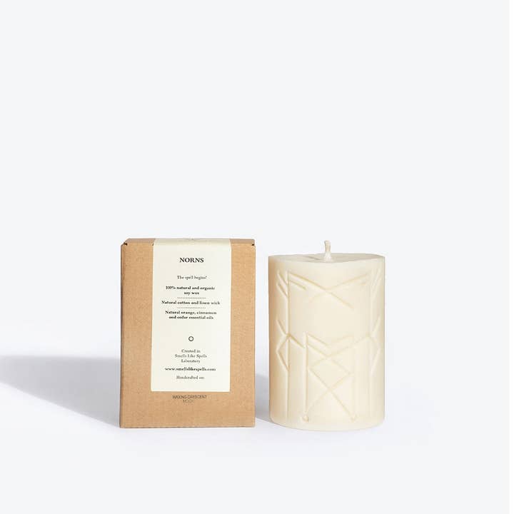 Smells Like Spells - Wholesale Pillar Candle - Rune Candle NORNS