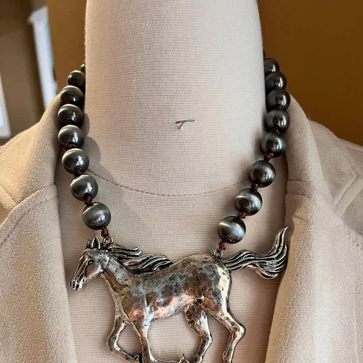 Conjuntos de Colar Pérola Metálica por atacado de Hallowed Rose