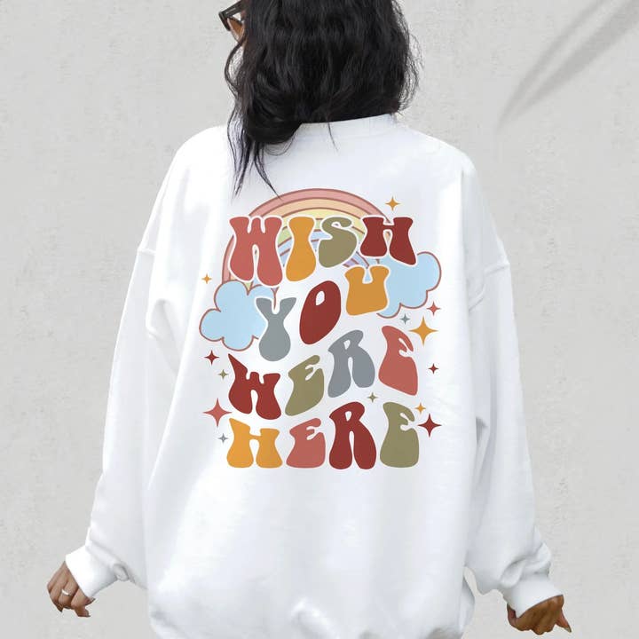 Ojalá estuvieras aquí, jersey Positive Affermations para venta al por mayor de Cute Tees