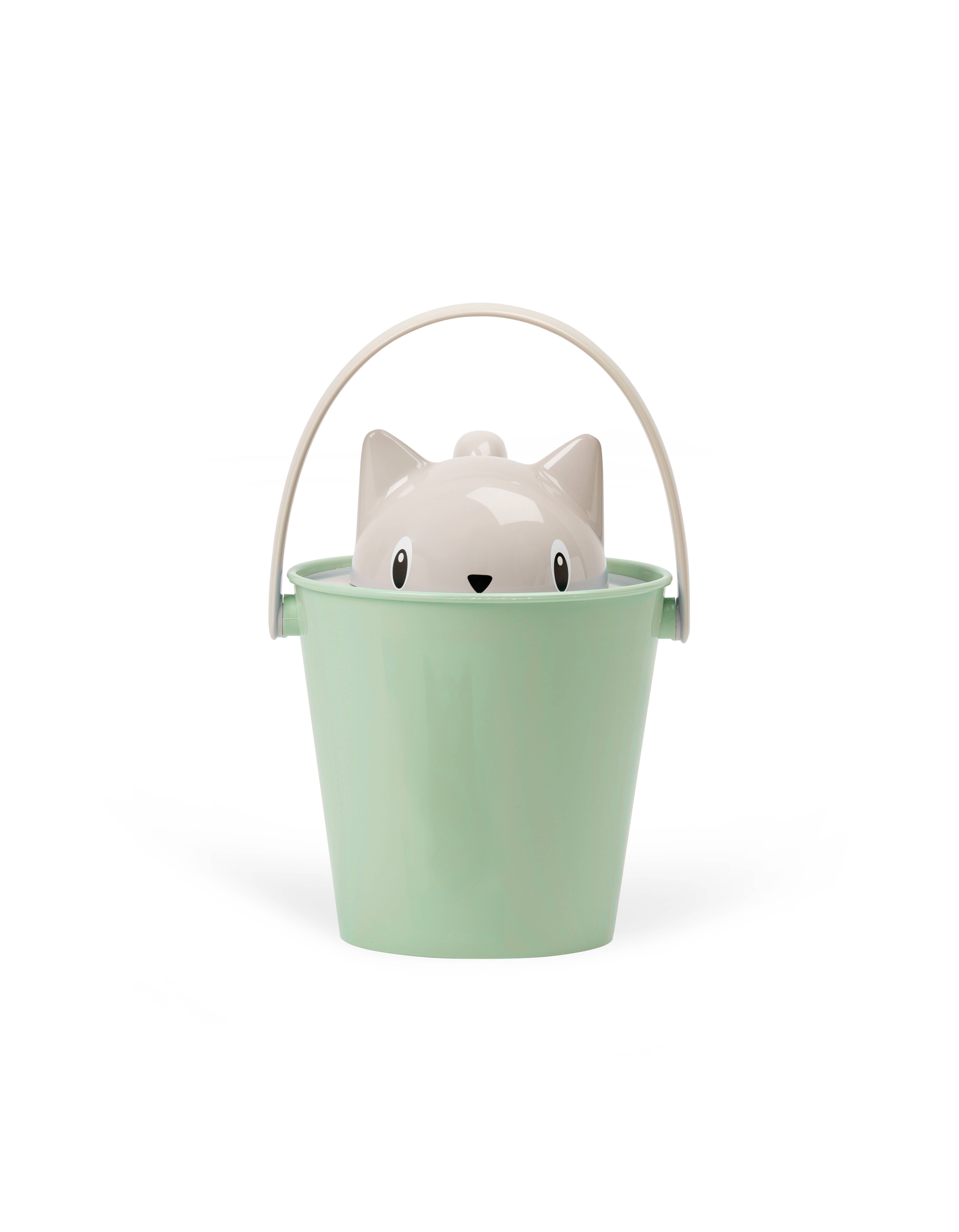 United Pets – tigela - Gato e cão por atacado – Balde de croquete ecológico com colher0