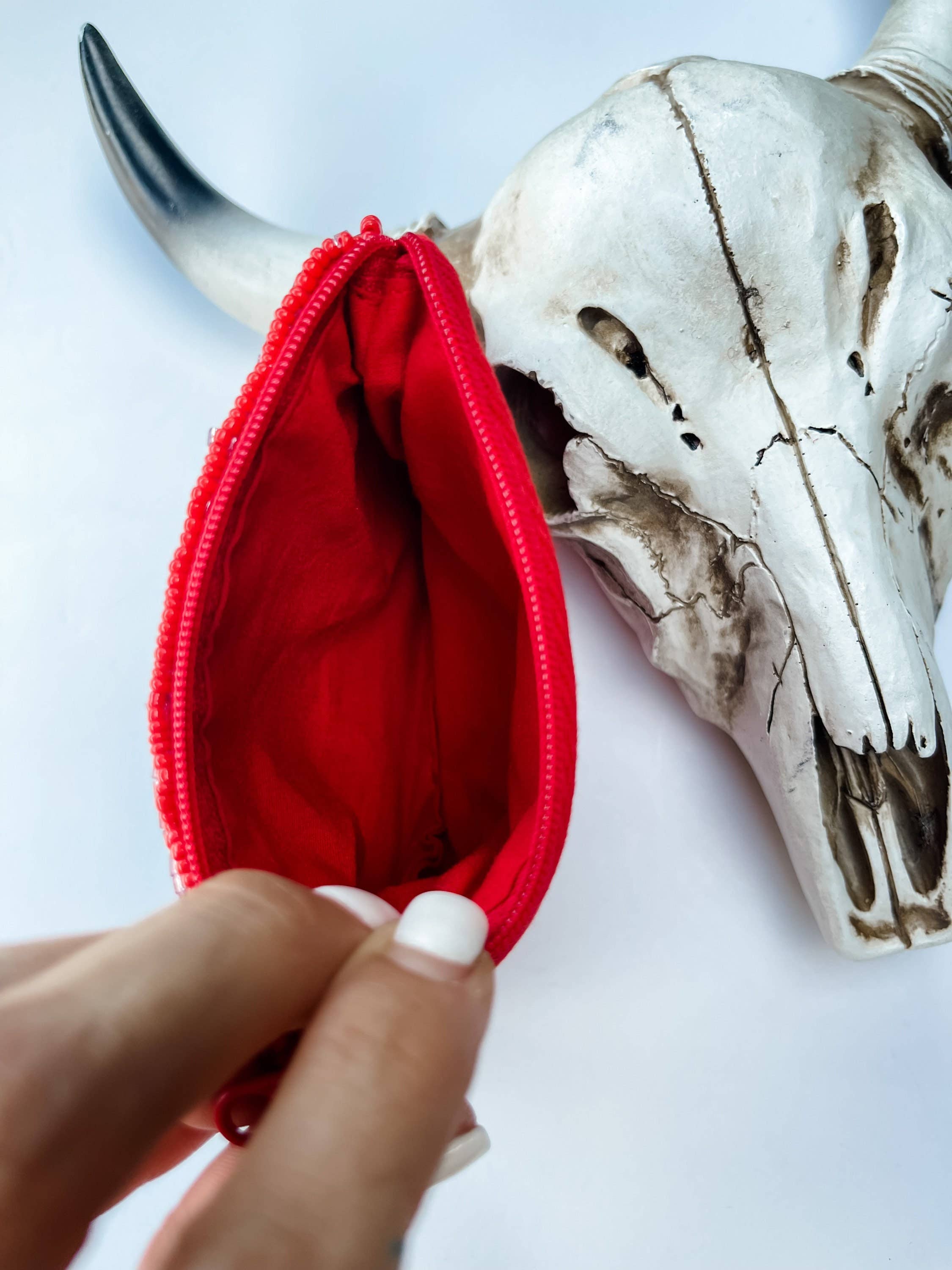 Boho Ranch Shop - Vente Porte-monnaie – femme - Pochette à monnaie Western Beaded6