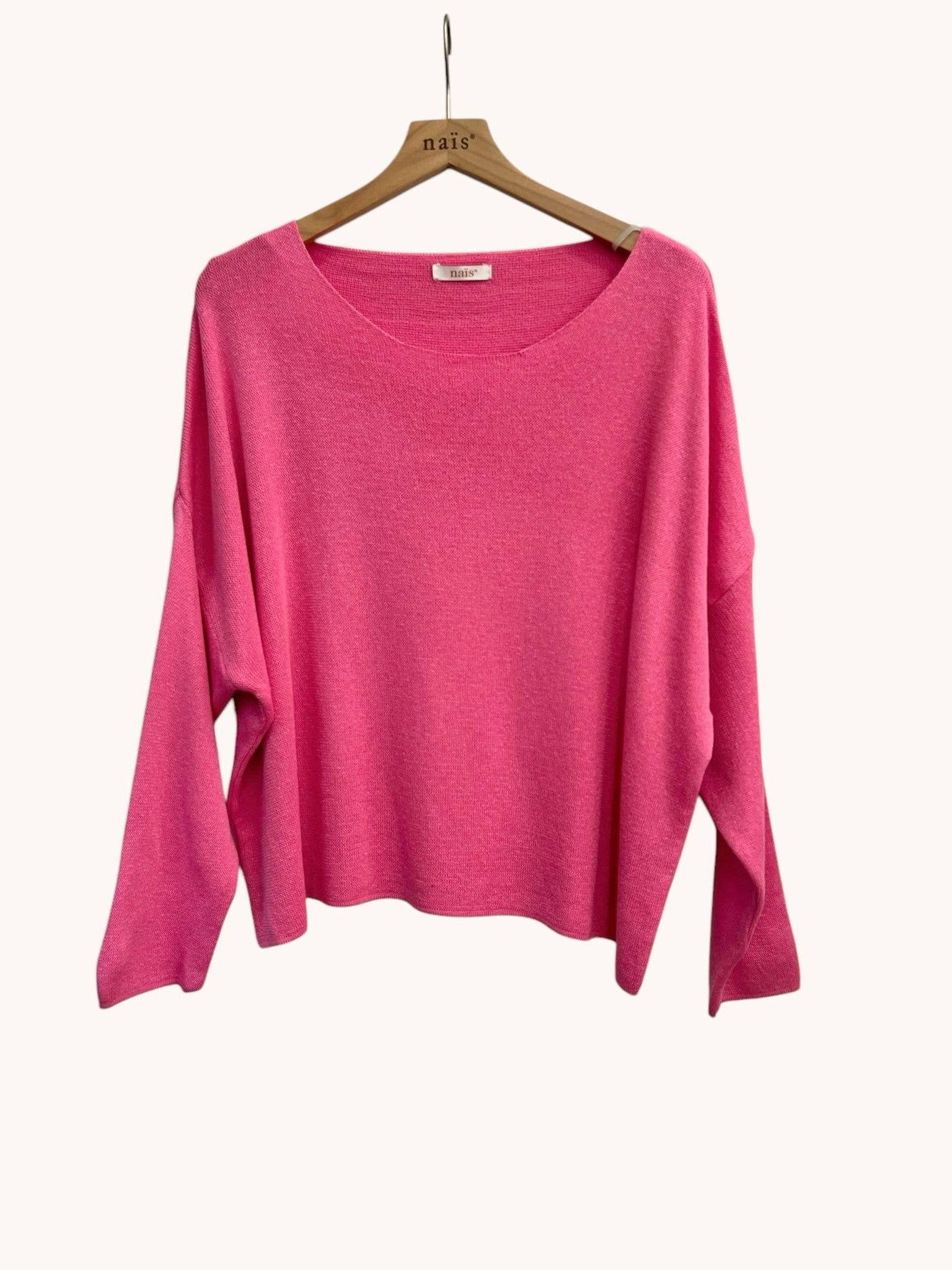 NAÏS PARIS - Vente Pull en maille – femme - PULL COL ROND COURT13