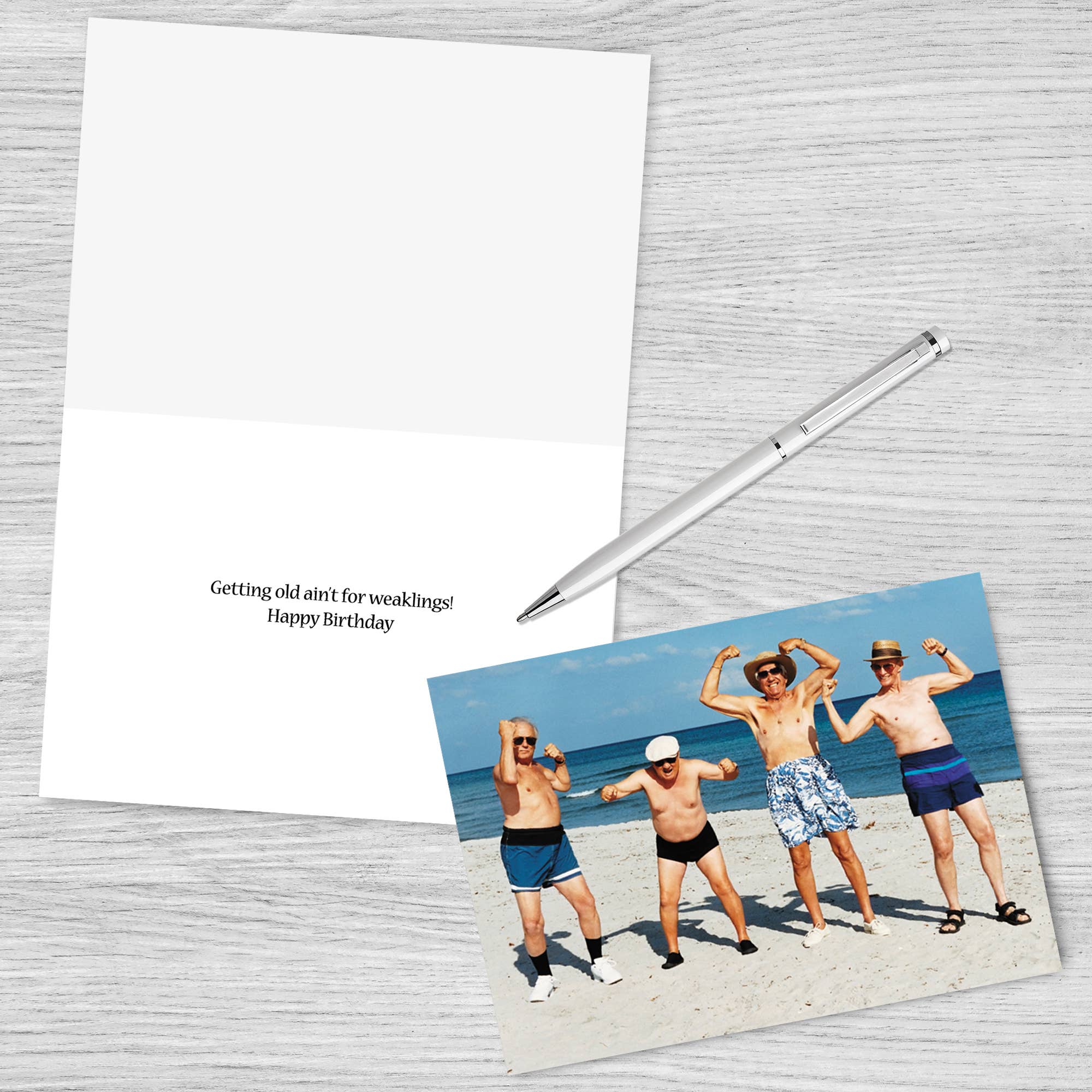 Northern Exposure - Wholesale Birthday Card - Ain’t For Weaklings Happy Birthday Greeting Card2