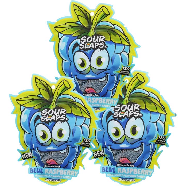 Cow Crack Wholesale - Wholesale Gummy - Sour Slaps Blue Raspberry