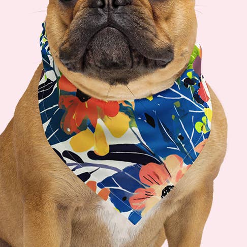 Bandana Blu Brillante Animali Domestici per la vendita all'ingrosso da parte di Enveloped