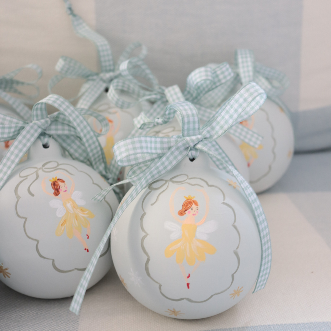 Pretty Homestyle - Wholesale Ornament - Hand Painted Christmas Bauble Sugar Plum Fairy6