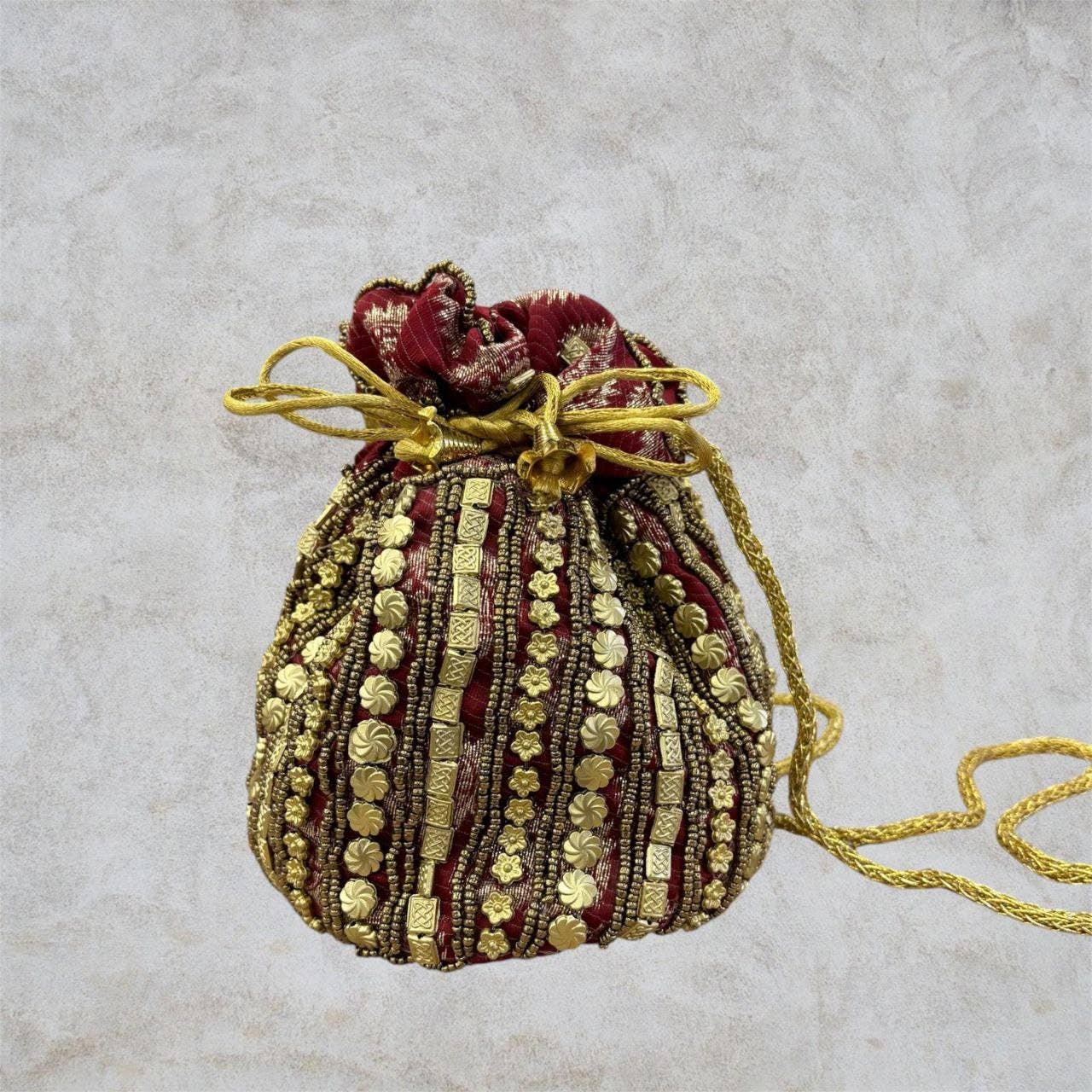 Hecho a mano - Vendita all'ingrosso Accessorio per borsetta - Donna - Borsa a secchiello dorata20