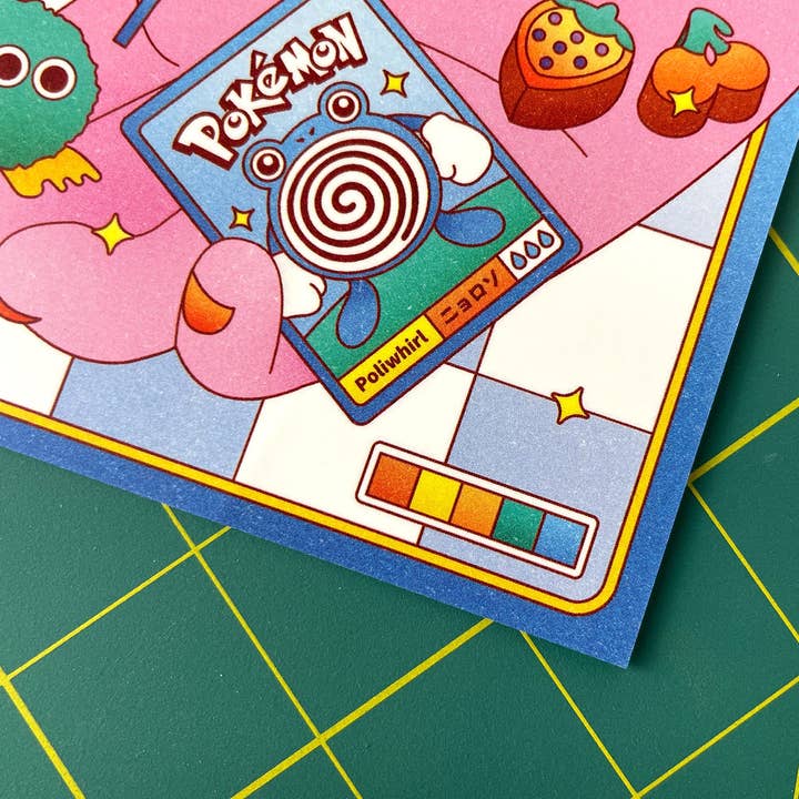 Kidnichols - Wholesale Art Print - My Favorite Treasures Illustrated Art Print. 4.72 X 4.72 Wal2