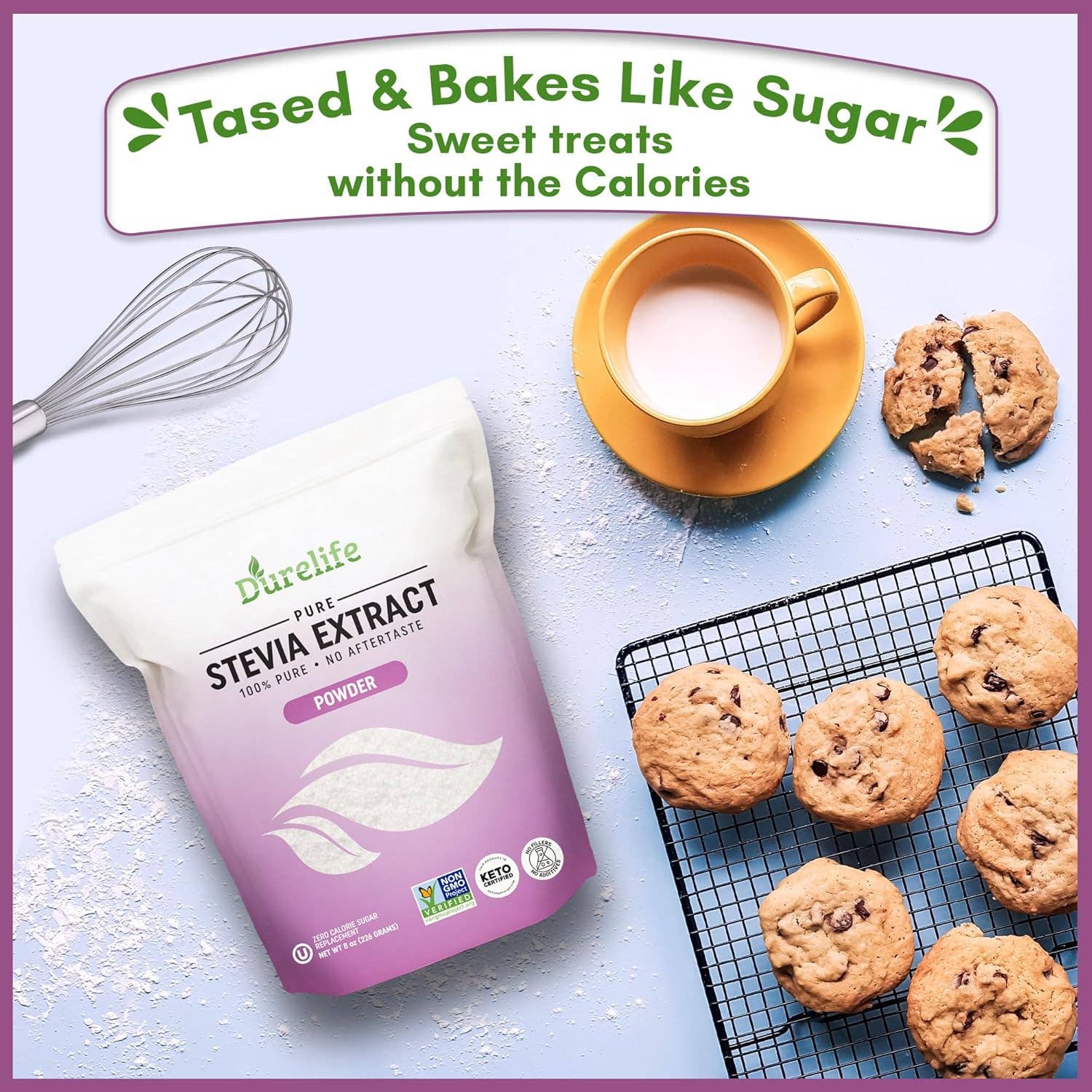 Durelife - Vendita all'ingrosso Zucchero - Dolcificante con estratto di Stevia puro al 100% Durelife6