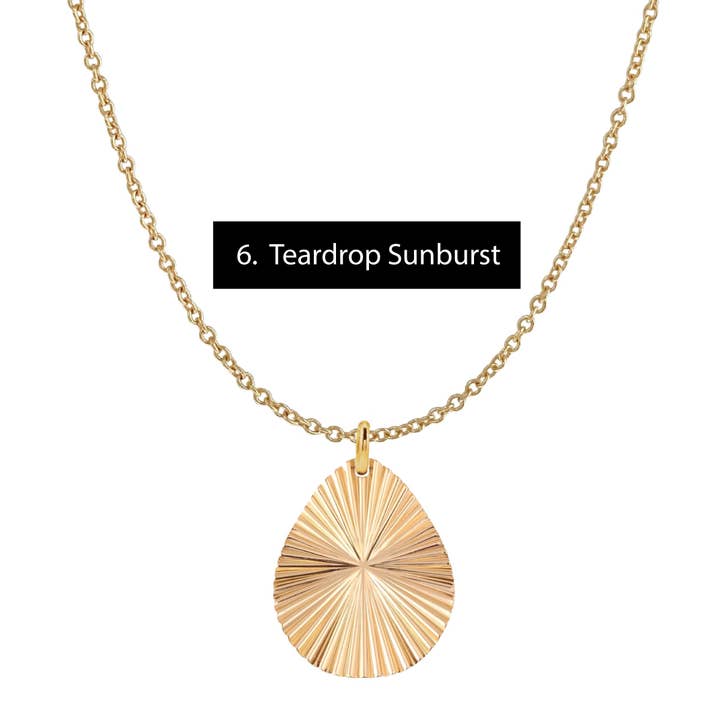 Mint + Sky - Wholesale Pendant/Charm Necklace - Everyday Layering Necklace - 11 Pendant Options - Tarnish Resistant, Waterproof, Hypoallergenic10