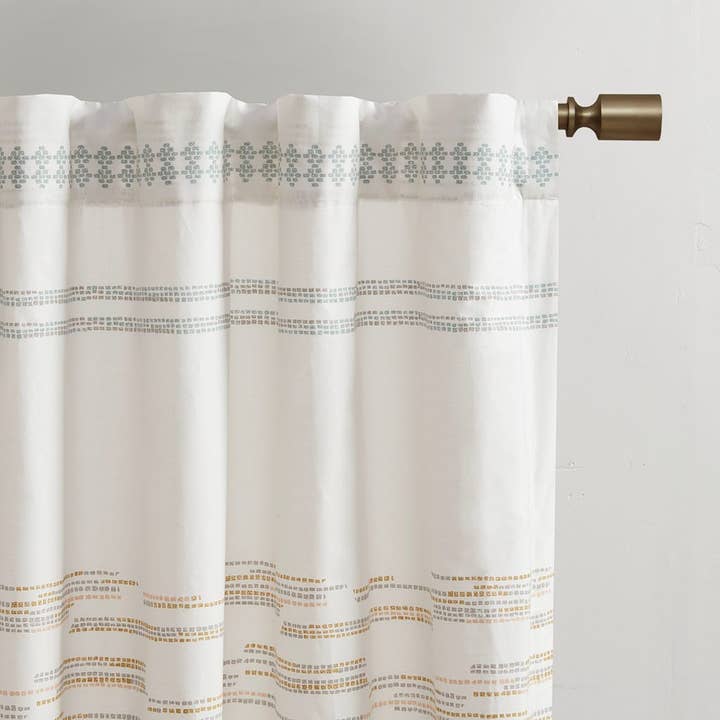 Olliix - Wholesale Curtain - Oversize Ruffle White Window Curtain