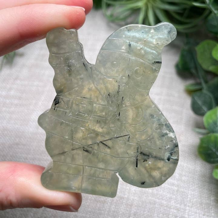 Copper Ashes - Wholesale Spiritual Stone/Crystal - Prehnite Santa0