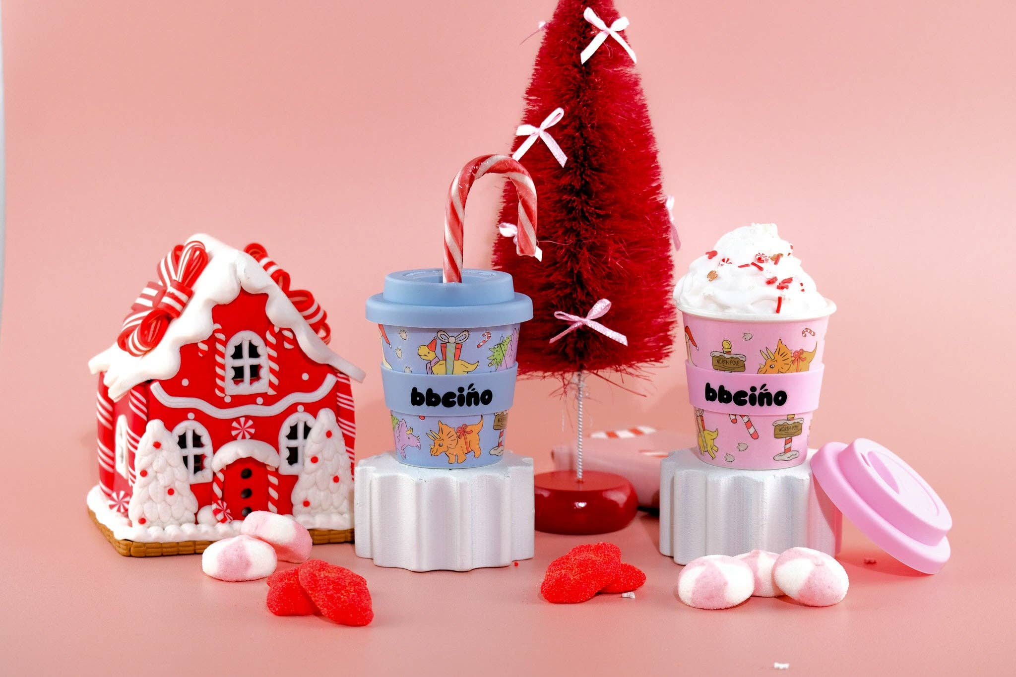 BBcino - Vendita all'ingrosso Bicchiere/tazza - Bambini e neonati - Santa’s Little Sipper in Blue - 120ml (CANNNUCCIA INCLUSA)9