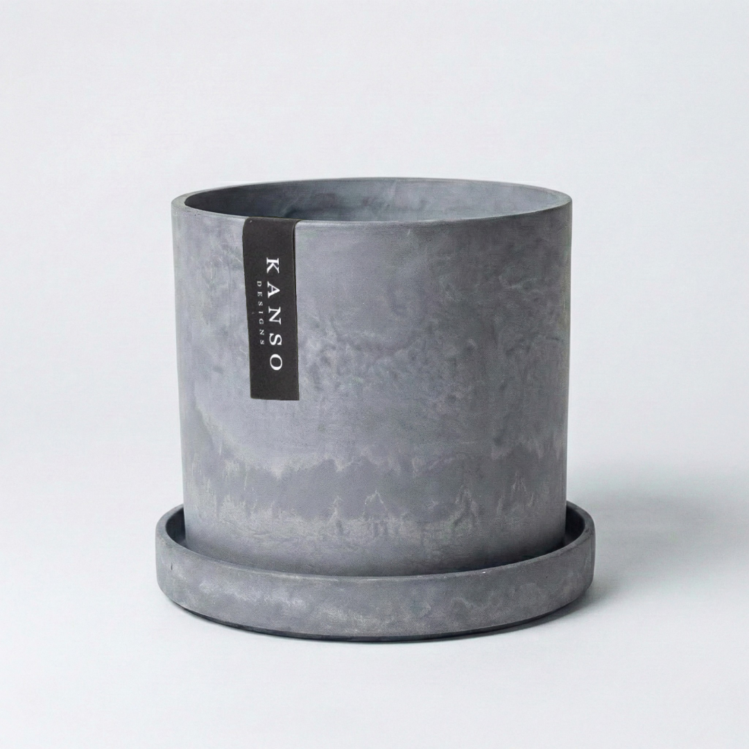 Kanso Designs - Wholesale Plant Pot - 7" & 4" Signature Planters & Saucer - 2PCS | Earth Colorways23
