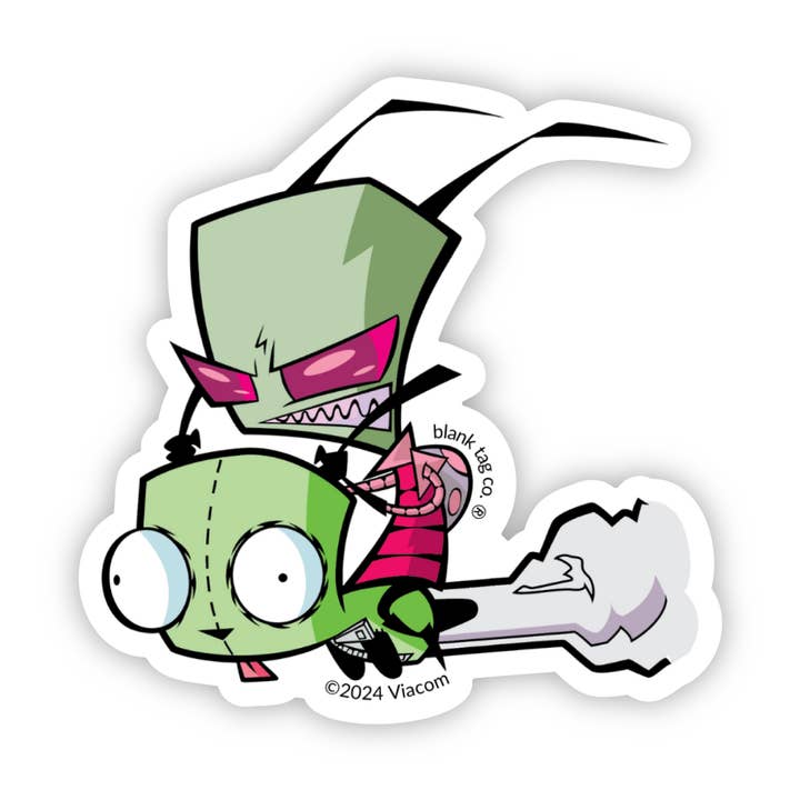 Blank Tag Co. Stickers - Wholesale Sticker - The Zim Riding Gir Sticker