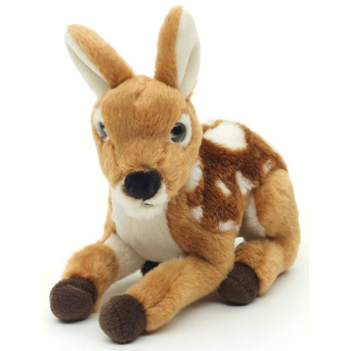 Uni Toys - Wholesale Stuffed/Plush Toy - Kids & Baby - Fawn lying down - 17 cm (length) - cuddly/plush toy3