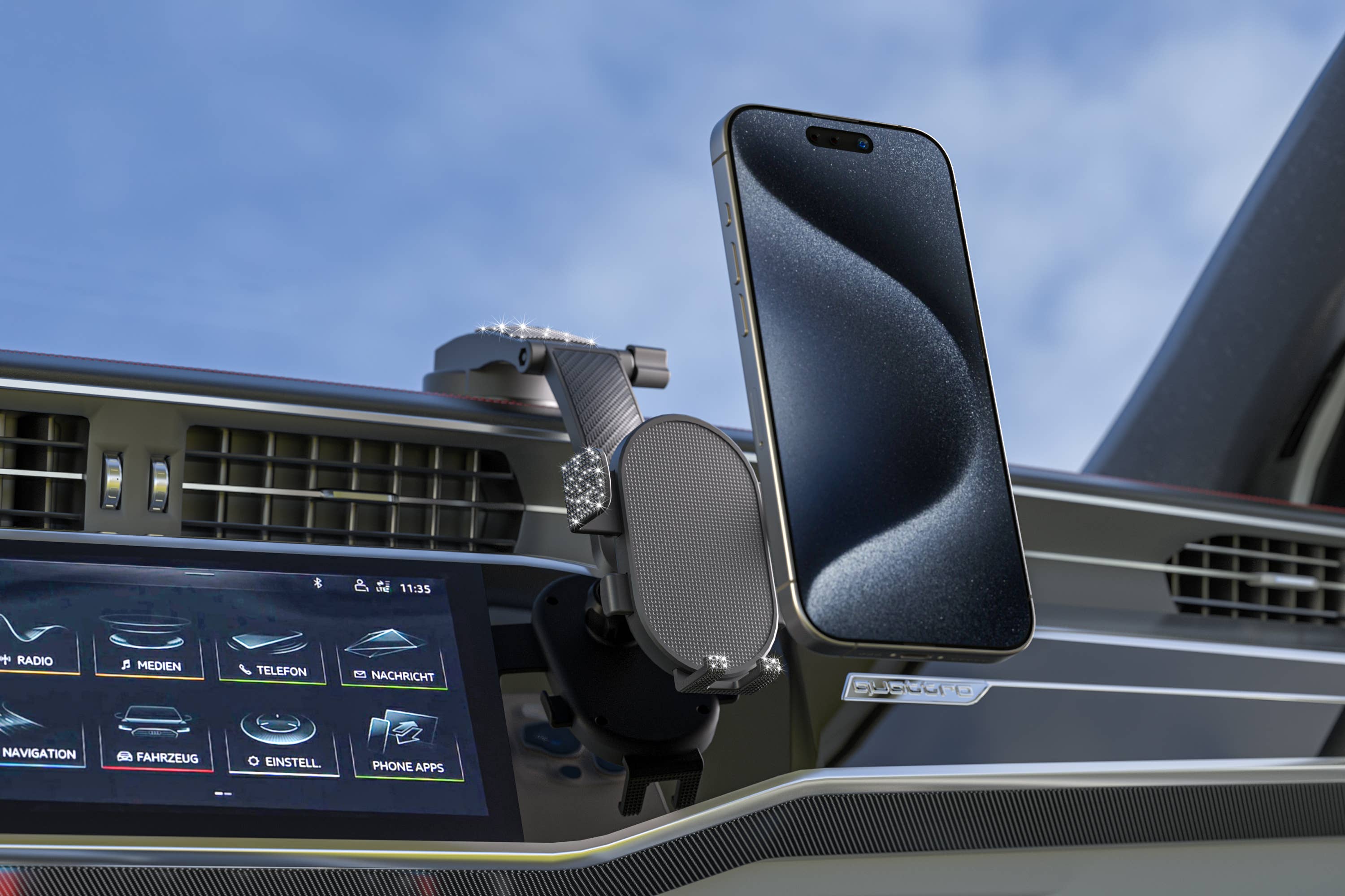 LAX Gadgets - Wholesale Phone/Tablet Stand - Bling Adjustable Cradle Mount For iPhone/Android Retail Pack5